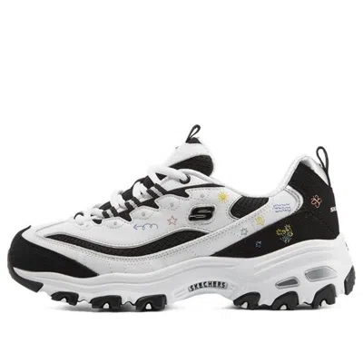 Skechers (wmns)  D'lites 1.0 'white Black' In Multi