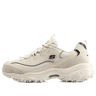 Skechers (wmns)  D'lites 1.0 'white Black' In Neutral