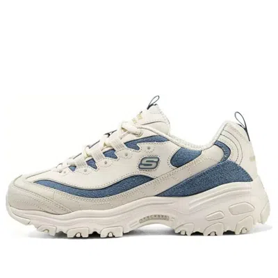 Skechers (wmns)  D'lites 1.0 'white Blue' In Multi