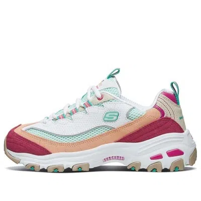 Skechers (wmns)  D'lites 2.0 Chance Gs White/green/pink In Multi