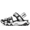 Skechers (wmns)  D'lites 2.0 Sandals 'black White' In Multi
