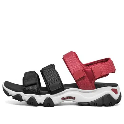 Skechers (wmns)  D'lites 2.0 Sandals Black/red/white