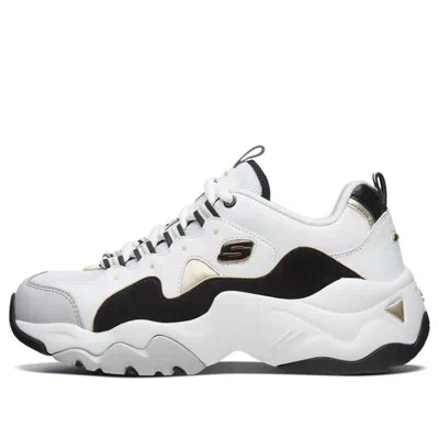 Skechers (wmns)  D'lites 3.0 Running Shoes White/black/gold