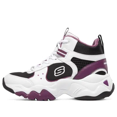 Skechers (wmns)  D'lites 3.0 'white Purple' In Black