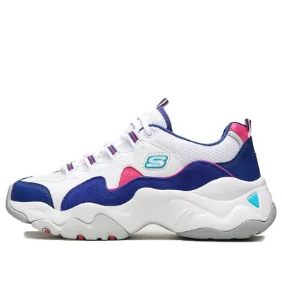 Skechers (wmns)  D'lites 3.0 Zenway Low-top Sneakers White/blue In Multi