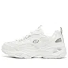 Skechers (wmns)  D'lites 4.0 'white Grey' In Gray