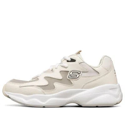 Skechers (wmns)  D'lites Airy Low-top Running Shoes White In Neutral