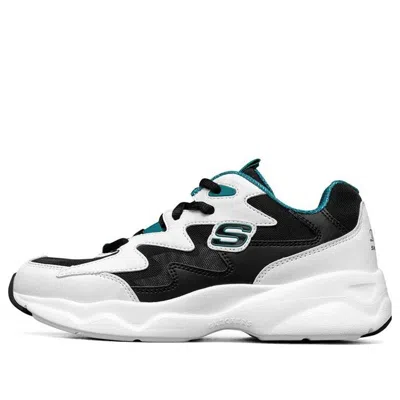 Skechers (wmns)  D'lites Airy Low-top Running Shoes White/black/green