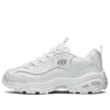 Skechers (wmns)  D'lites Gs White/pink In Gray