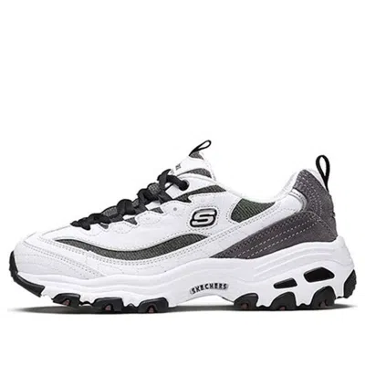 Skechers (wmns)  D'lites Silver/grey In White
