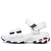 Skechers (wmns)  D'lites Slipper Gs White/blue/red
