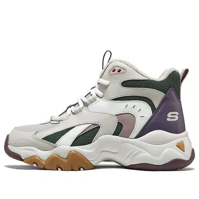 Skechers (wmns)  D'lites Sneaker 'beige Purple White' In Neutral