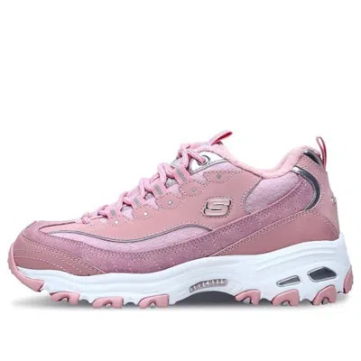 Skechers (wmns)  D'lites Sports Shoes Pink/red/white