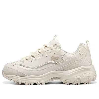 Skechers (wmns)  D'lites 'white' In Animal Print