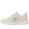 Skechers (wmns)  Dynamight 2.0 Low Top Sneakers 'cream White Blue' In Neutral