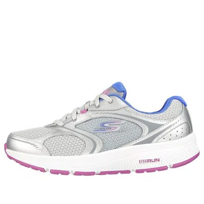 Skechers (wmns)  Go Run Consistent-chandra 'silver' In Gray