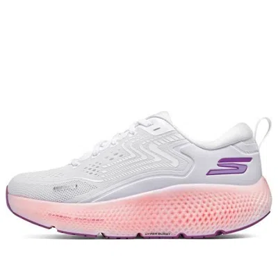 Skechers (wmns)  Go Run Max Road 6 'white Pink' In Multi