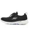 Skechers (wmns)  Go Walk 6 'black Light Blue' In Multi