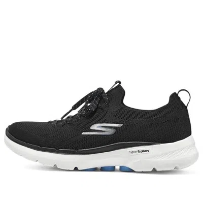 Skechers (wmns)  Go Walk 6 'black Light Blue' In Multi