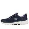 Skechers (wmns)  Go Walk 6 'black Purple' In Blue