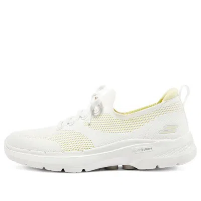 Skechers (wmns)  Go Walk 6 Hyper Burst 'white Yellow' In Neutral