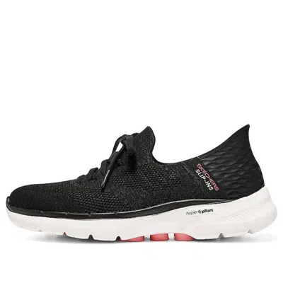 Skechers (wmns)  Go Walk 6 Lace Up 'black Pink'