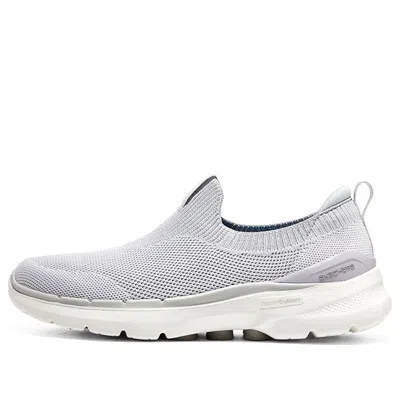 Skechers (wmns)  Go Walk 6 'light Grey' In Gray