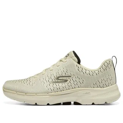 Skechers (wmns)  Go Walk 6 'natural Black' In Silver