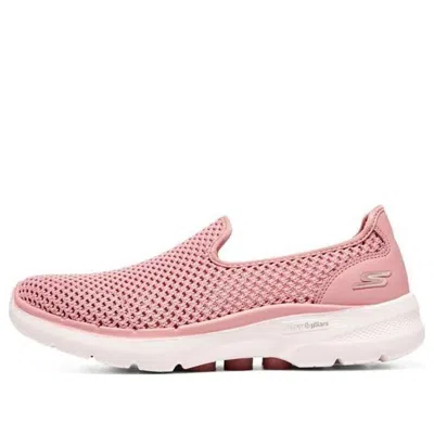 Skechers (wmns)  Go Walk 6 Shoes 'pink White' In Multi
