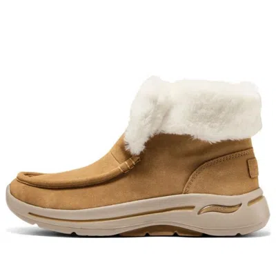 Skechers (wmns)  Go Walk Arch Fit Cherish Boots 'tan' In Brown