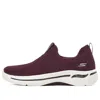 Skechers (wmns)  Go Walk Arch Fit 'wine Red White' In Purple