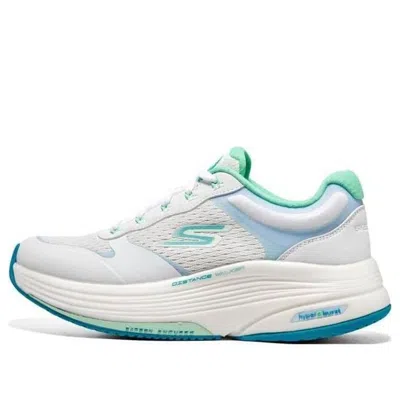 Skechers (wmns)  Go Walk Distance Walker 'white Aqua' In Multi