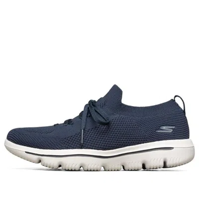 Skechers (wmns)  Go Walk Evolution Ultra Sports Shoes Blue/white In Multi