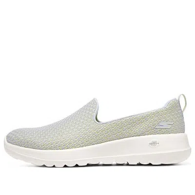 Skechers (wmns)  Go Walk Joy 'sensational Day - Light Grey Yellow' In Gray