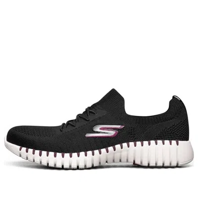 Skechers (wmns)  Go Walk Smart Running Shoes Black/white/purple