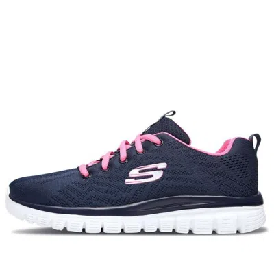 Skechers (wmns)  Graceful Get Connected Blue/white/pink