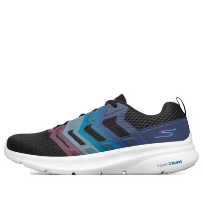 Skechers (wmns)  Hyper Pillars Running Shoes Black/white/blue In Multi