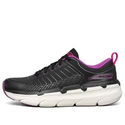Skechers (wmns)  Max Cushioning Premier Sports Shoes Black/white/purple