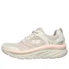 Skechers (wmns)  Relaxed Fit D'lux Walker Low Top Cream In Neutral