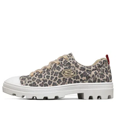Skechers (wmns)  Roadies Low-top Canvas Shoe Leopard/grey