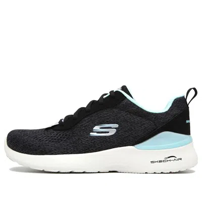 Skechers (wmns)  Skech-air Dynamight Black/blue In Animal Print