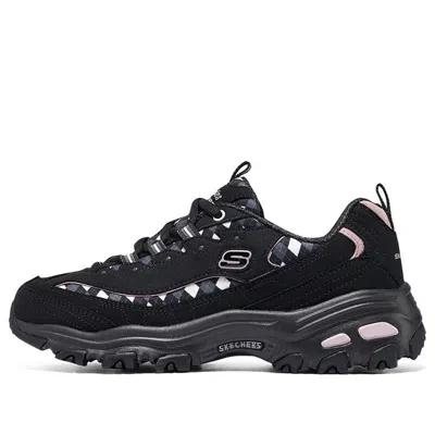 Skechers (wmns)  Sport D'lites Fancy Leopard 10 'black Pink'