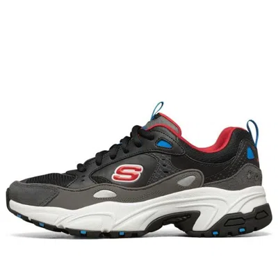 Skechers (wmns)  Stamina Sports Shoes Black/white/red In Multi