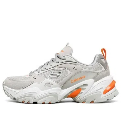 Skechers (wmns)  Stamina V2 'grey Orange' In Gray