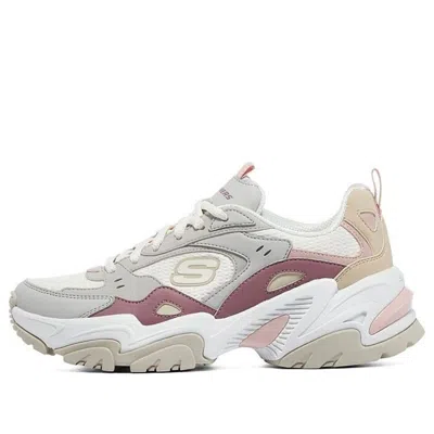 Skechers (wmns)  Stamina V2 'light Gray White Red'