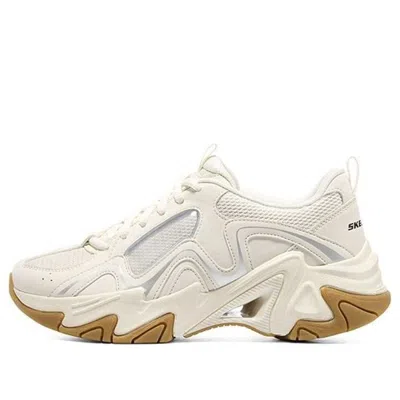 Skechers (wmns)  Stamina V3 Shoes 'white Tan' In Neutral