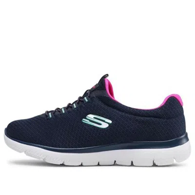 Skechers (wmns)  Summits Louvin 'navy Pink' In Multi