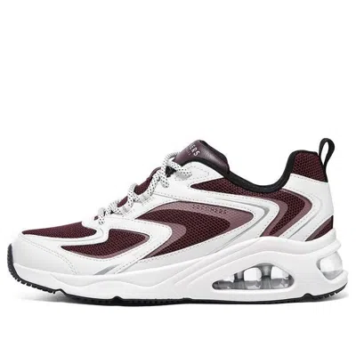 Skechers (wmns)  Tres-air Uno 'street Fl-air - White Burgundy'