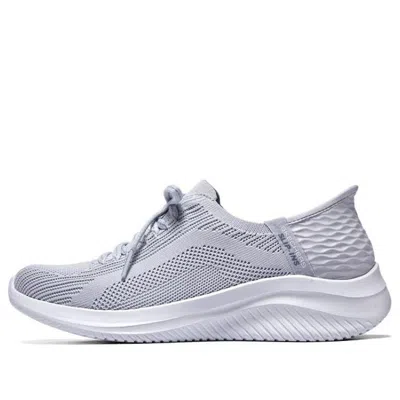 Skechers (wmns)  Ultra Flex 3.0 Slip-ins 'light Blue' In Gray