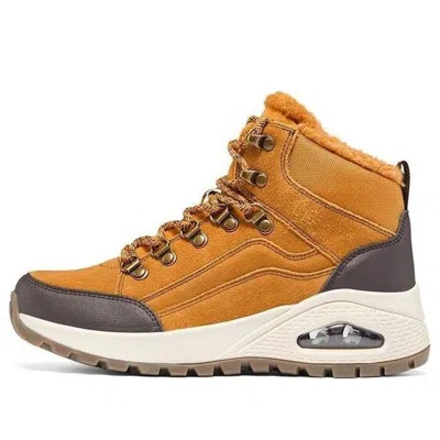 Skechers (wmns)  Uno Rugged 'winter Feels - Wheat' In Orange